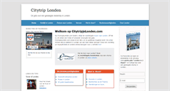 Desktop Screenshot of citytripjelonden.com