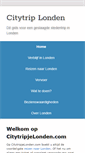 Mobile Screenshot of citytripjelonden.com